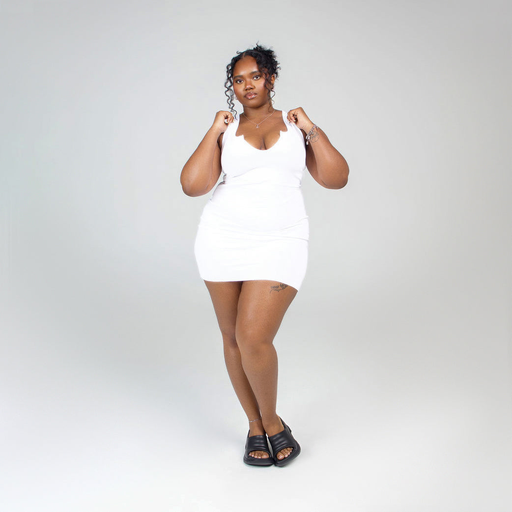 NOTCH TANK DRESS