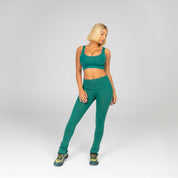 LIFESTYLE LEGGING FLARE EMERALD