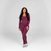 LIFESTYLE LEGGING FLARE WINE