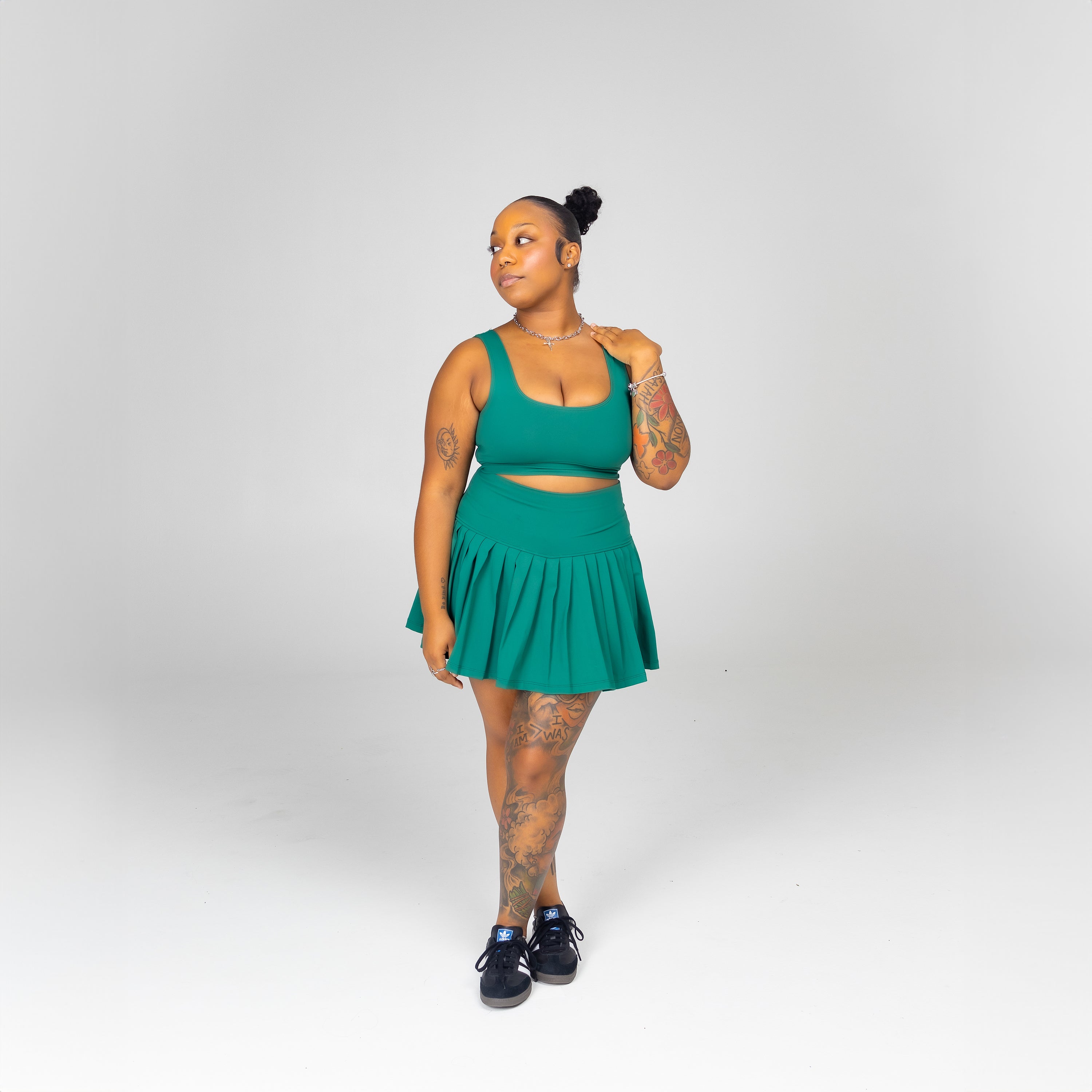 TENNIS SKIRT EMERALD