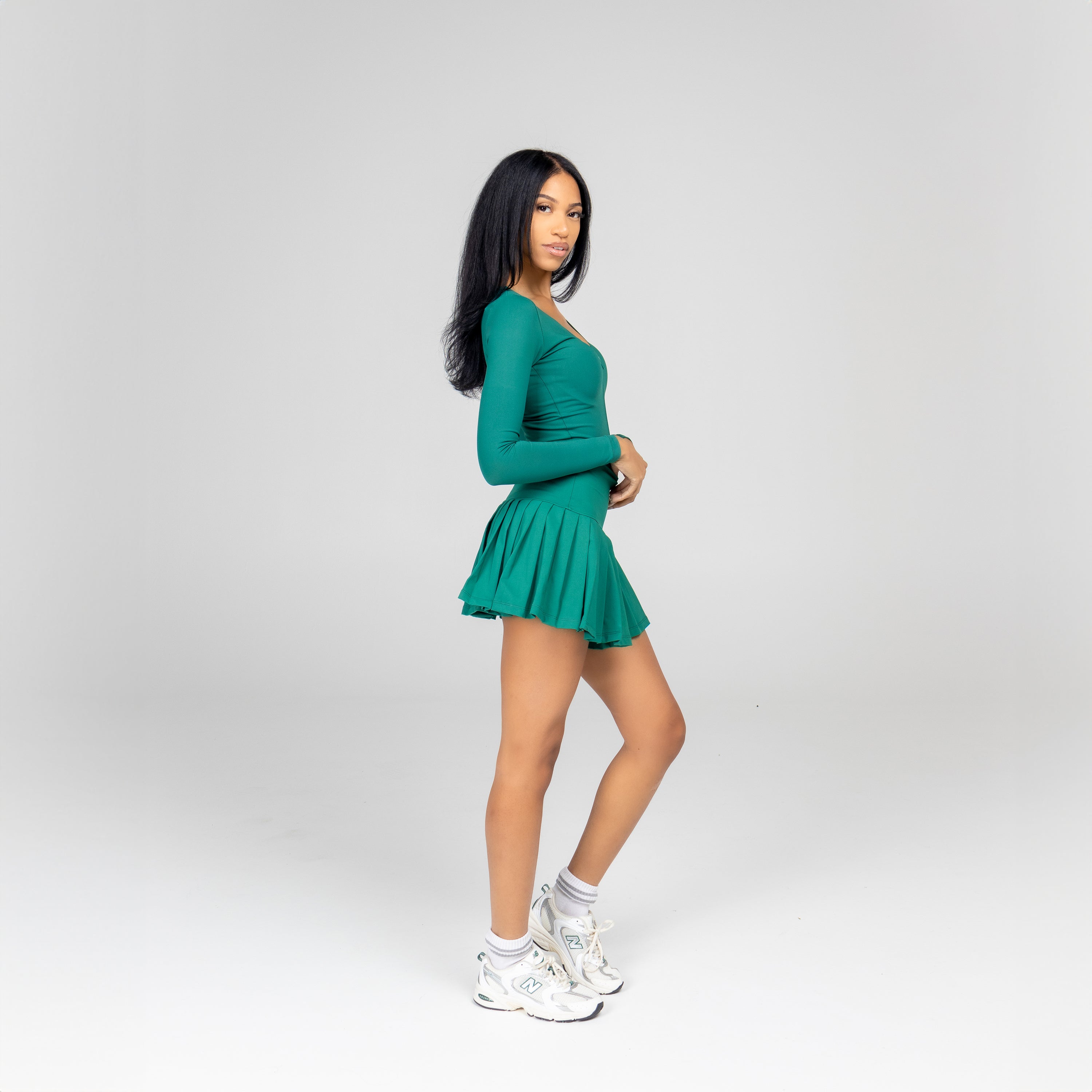 TENNIS SKIRT EMERALD