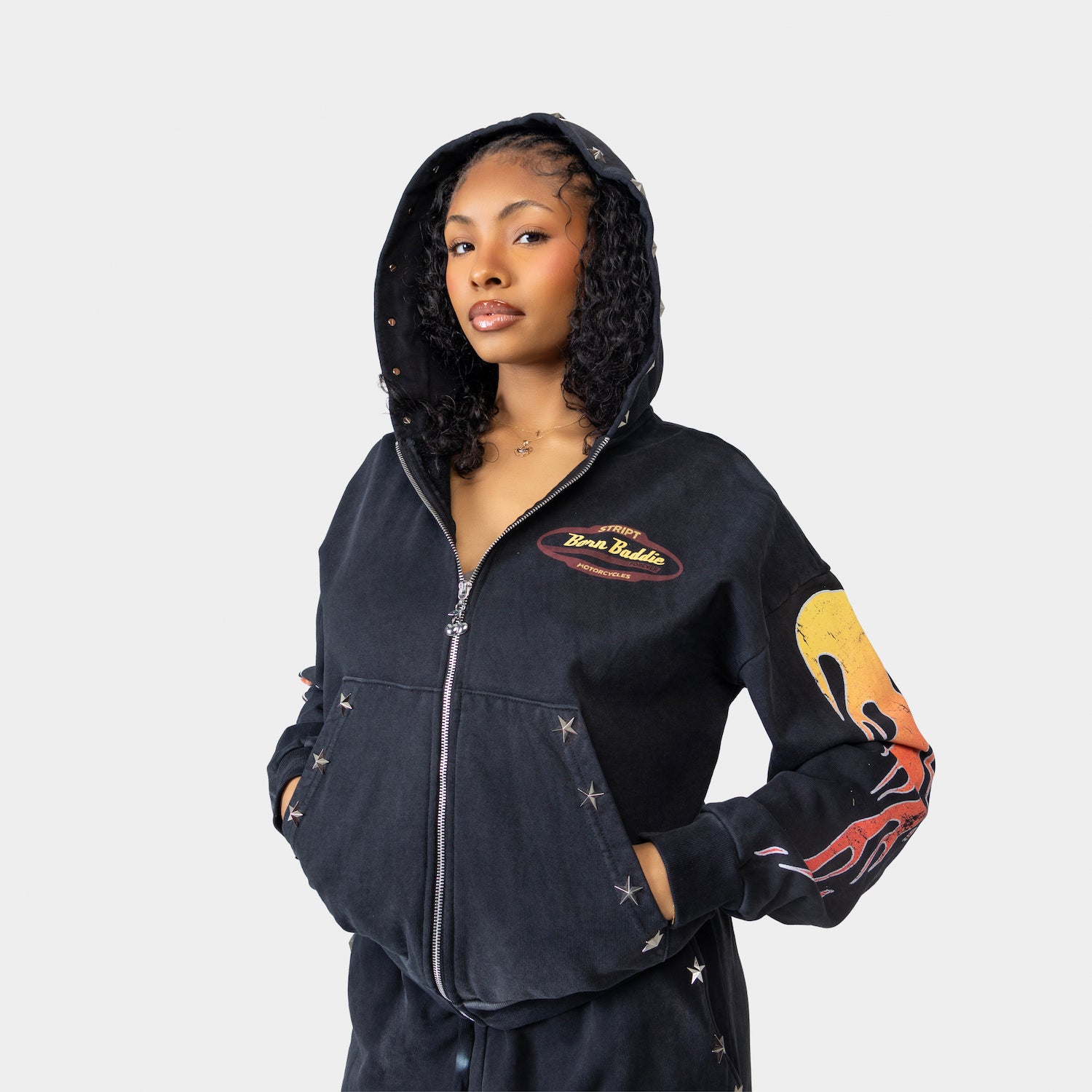 MOTO CLUB FULL ZIP – STRIPT