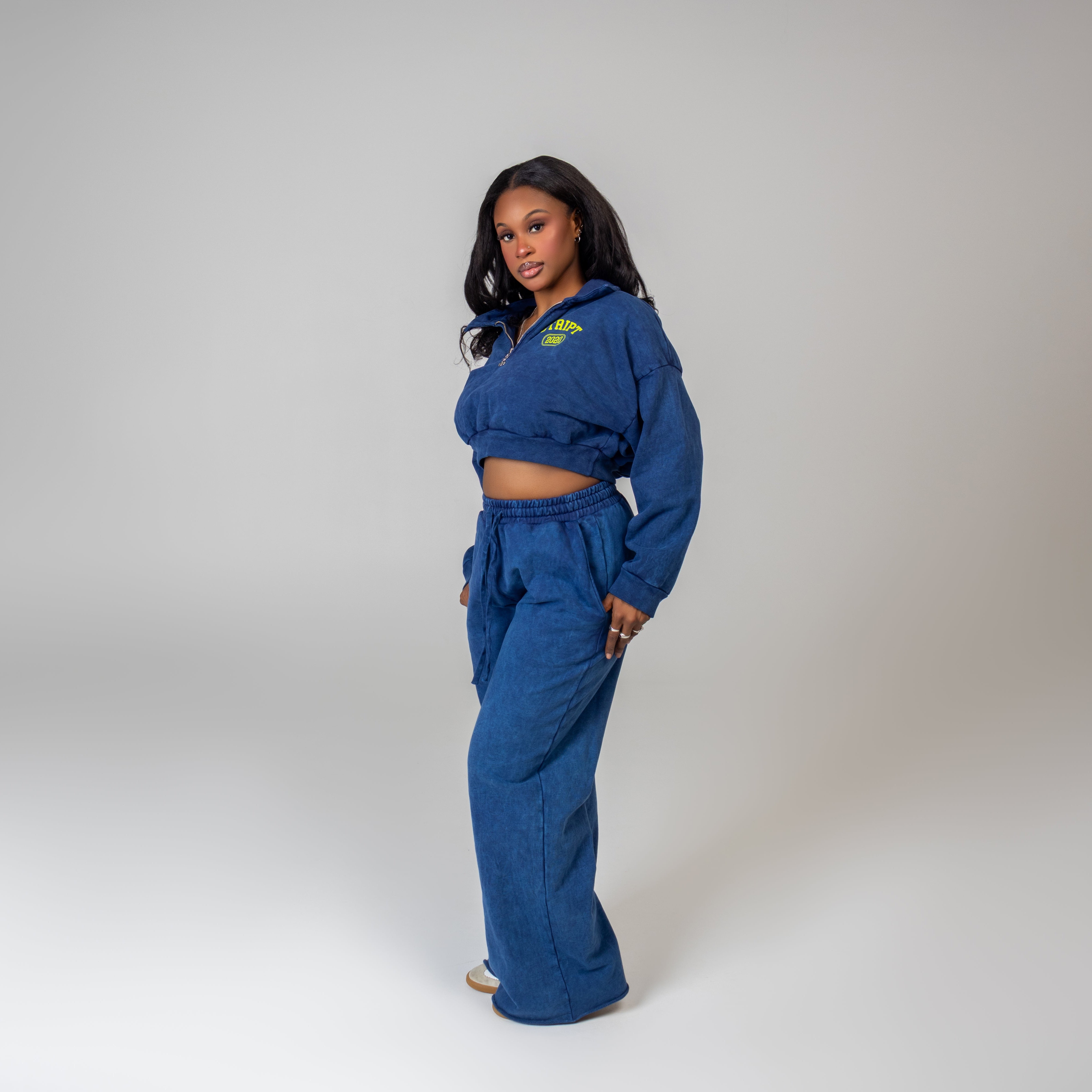 COZY QUARTER ZIP – STRIPT