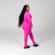 LIFESTYLE LEGGING FLARE HOT PINK