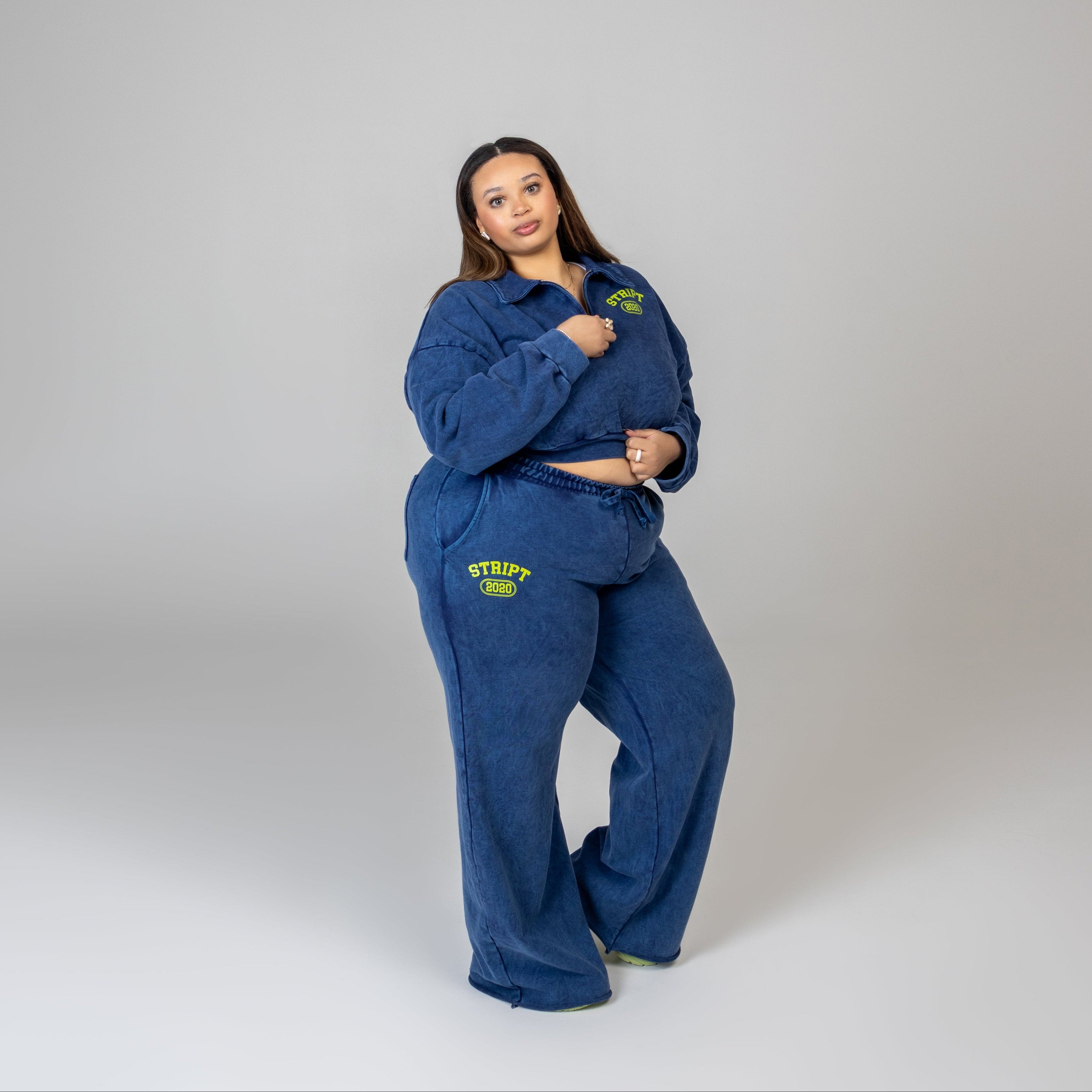 COZY QUARTER ZIP – STRIPT