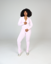 BABY PINK STACKED LEGGING SET