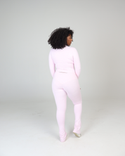 BABY PINK STACKED LEGGING SET