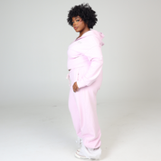 BABY PINK CORSET HOODIE