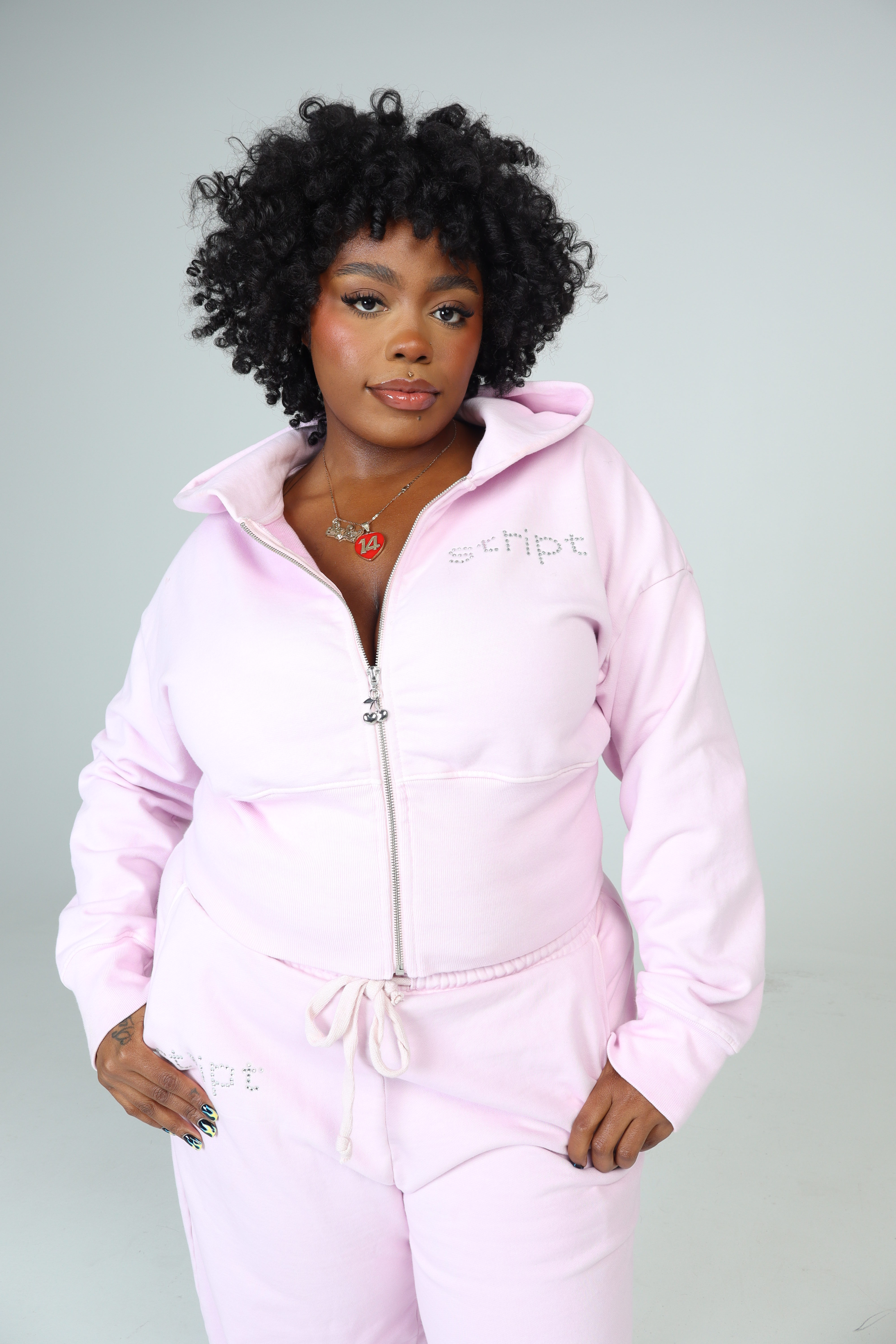 baby l club セットアップ baby pink BABY PINK CORSET HOODIE – STRIPT