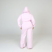 BABY PINK CORSET HOODIE