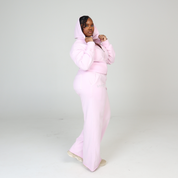 BABY PINK CORSET HOODIE