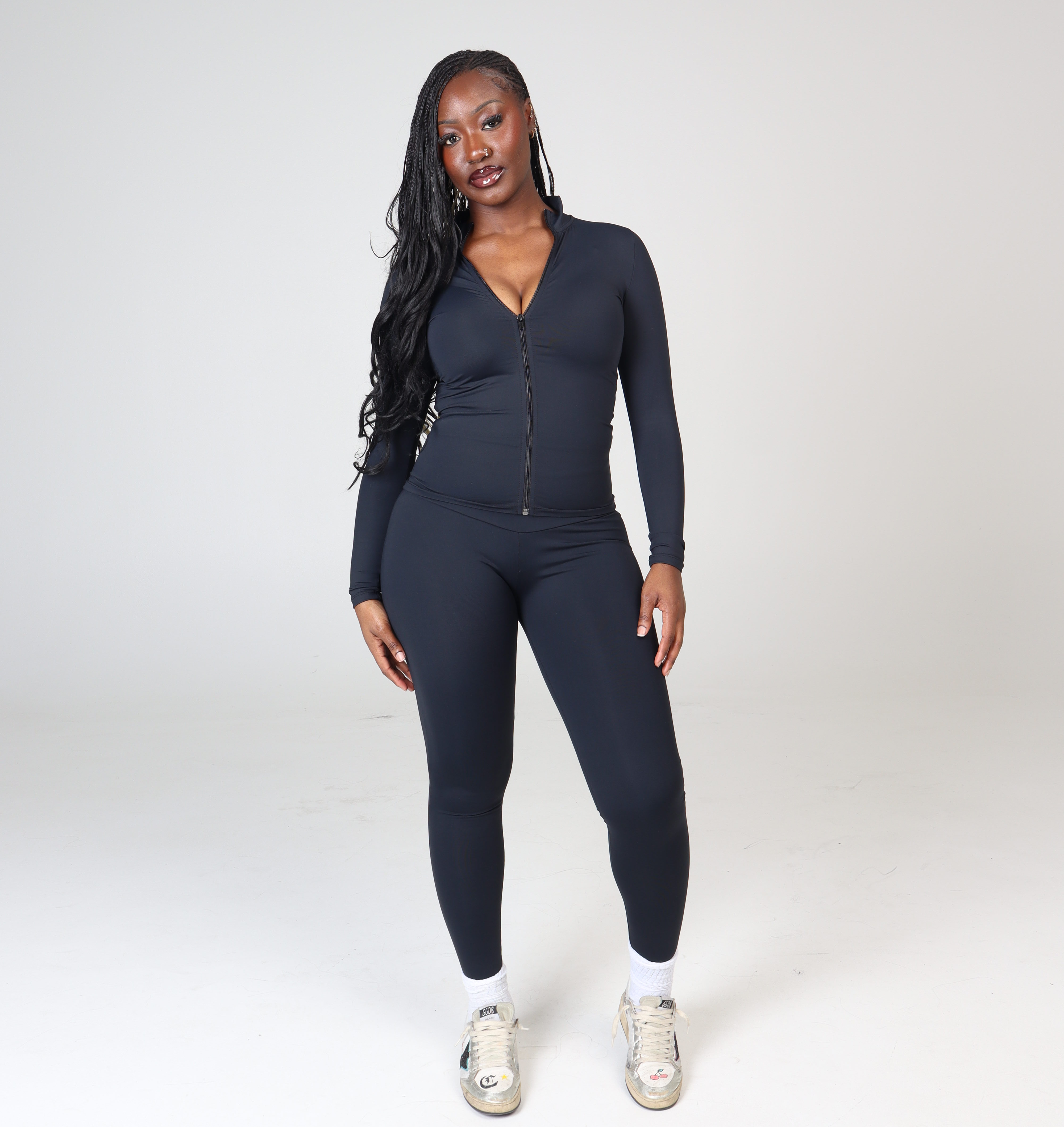 SIGNATURE SKINNY LEGGING SET BLACK