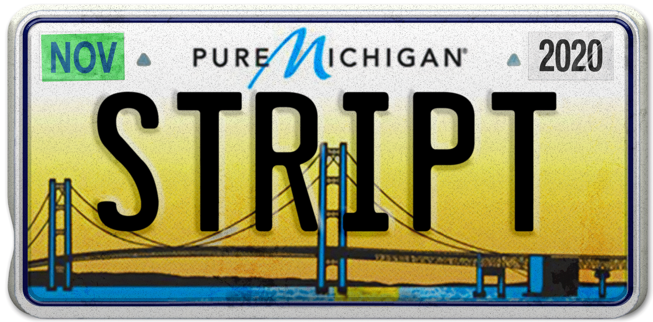 MI license plate