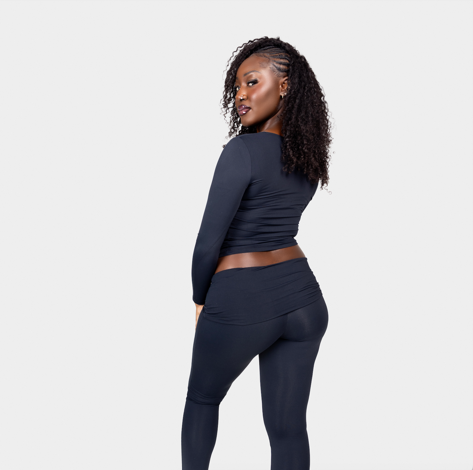 TALL SMOOTH FOLDOVER LEGGING
