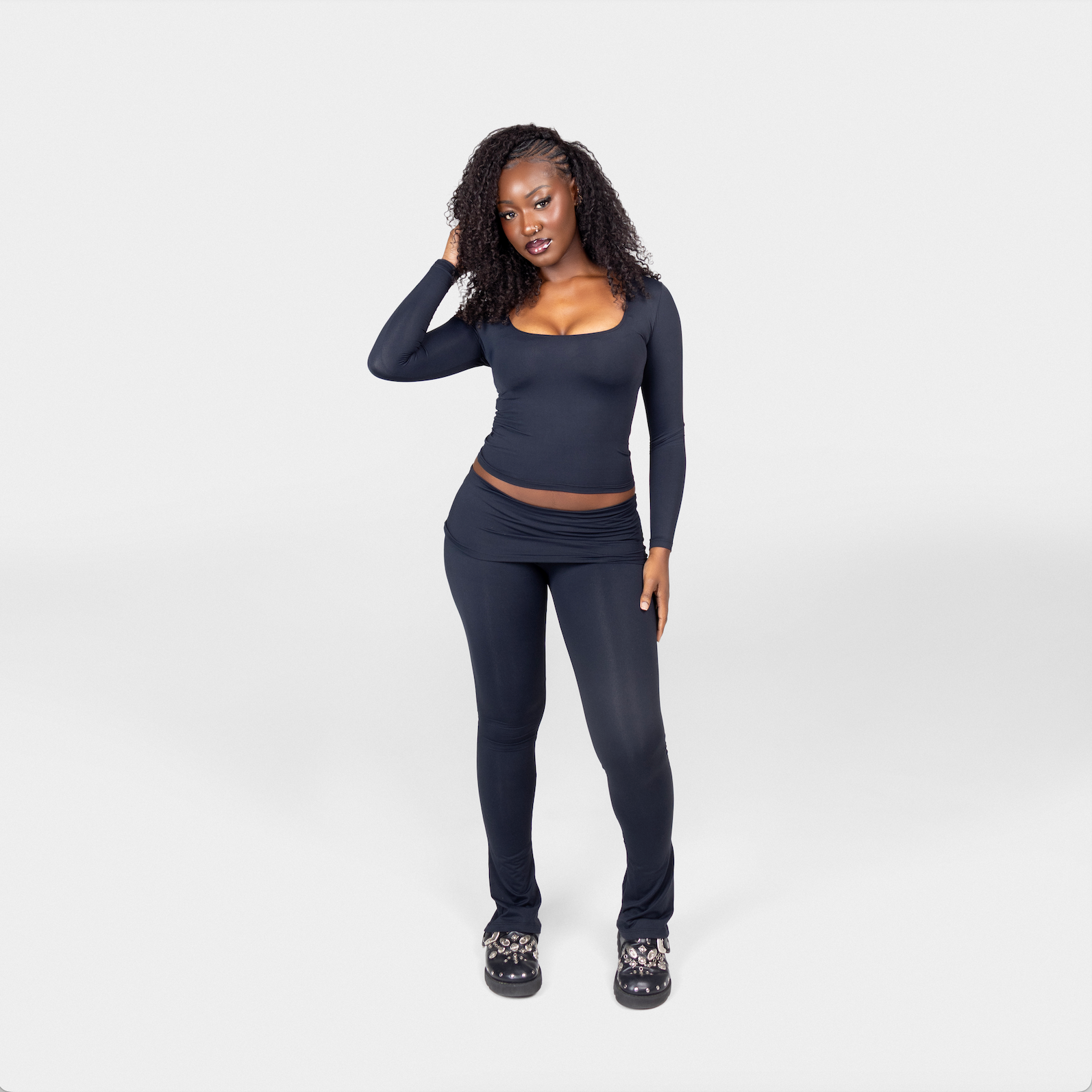 TALL SMOOTH FOLDOVER LEGGING