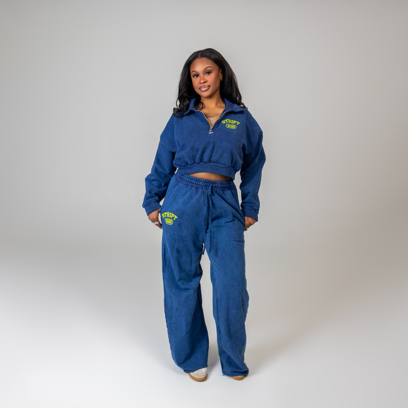 COZY QUARTER ZIP – STRIPT