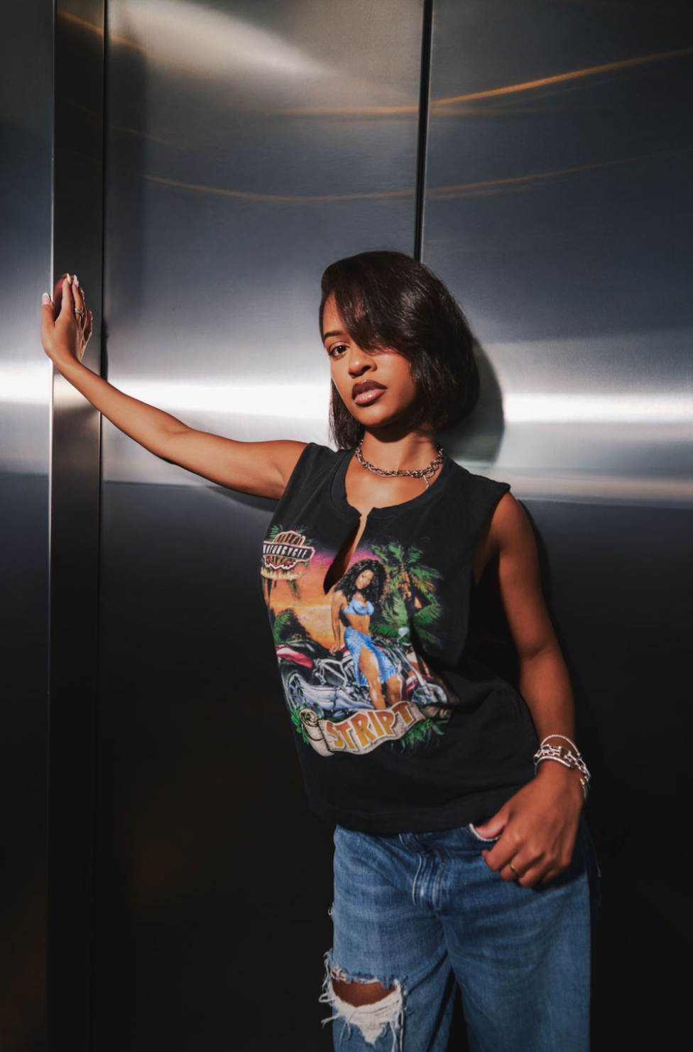 HONOLULU HOTTIE VINTAGE TEE-thumbmail-10