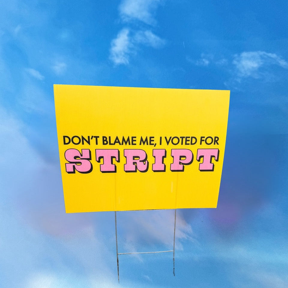 YARD SIGN
