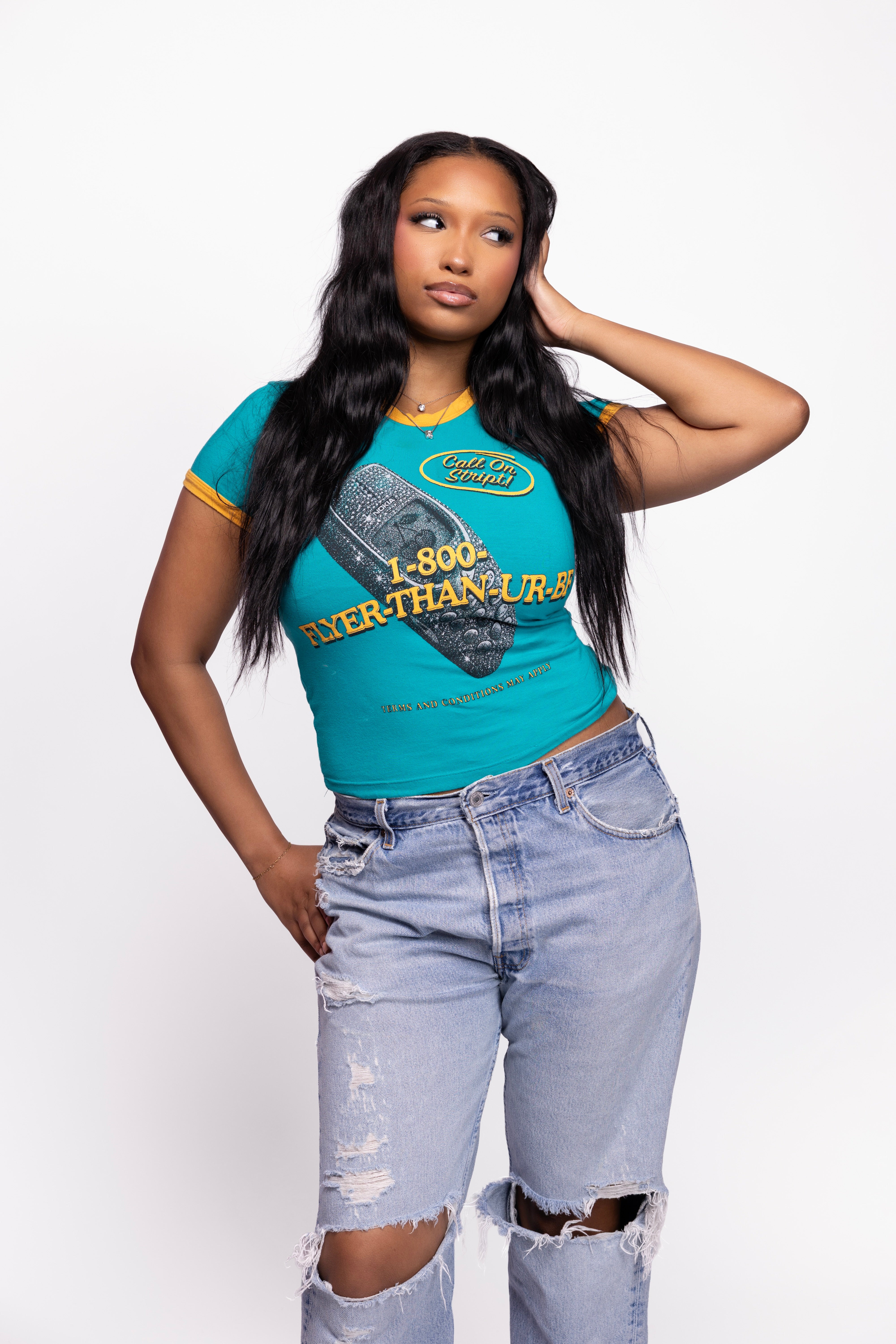 FLYER THAN YOUR BF RINGER TEE-thumbmail-7
