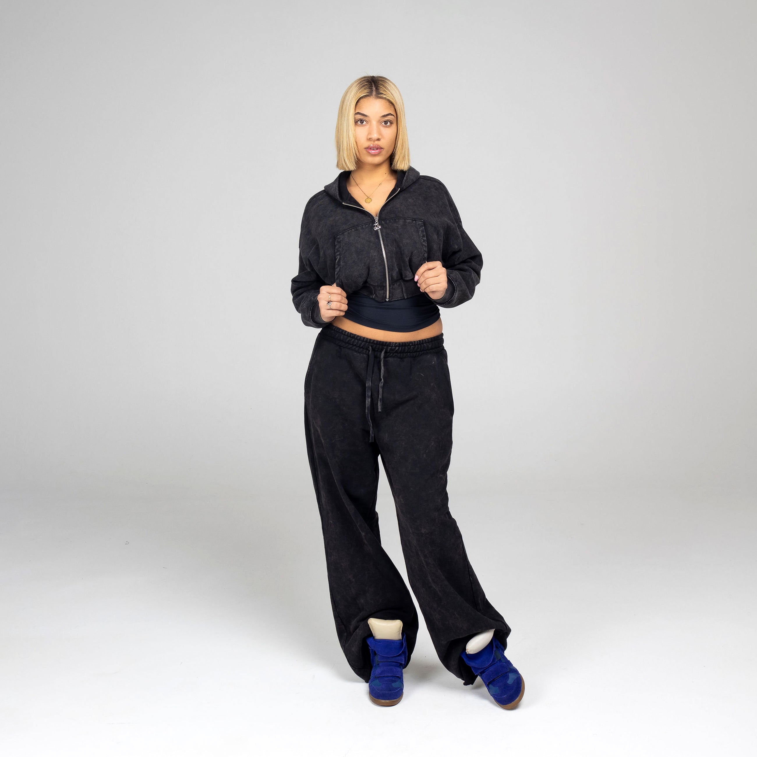 トップス andmary Zoe full zip set up black Amazon.com: NIC+ZOE Women's Long Fringe Mix Knit Jacket, Black