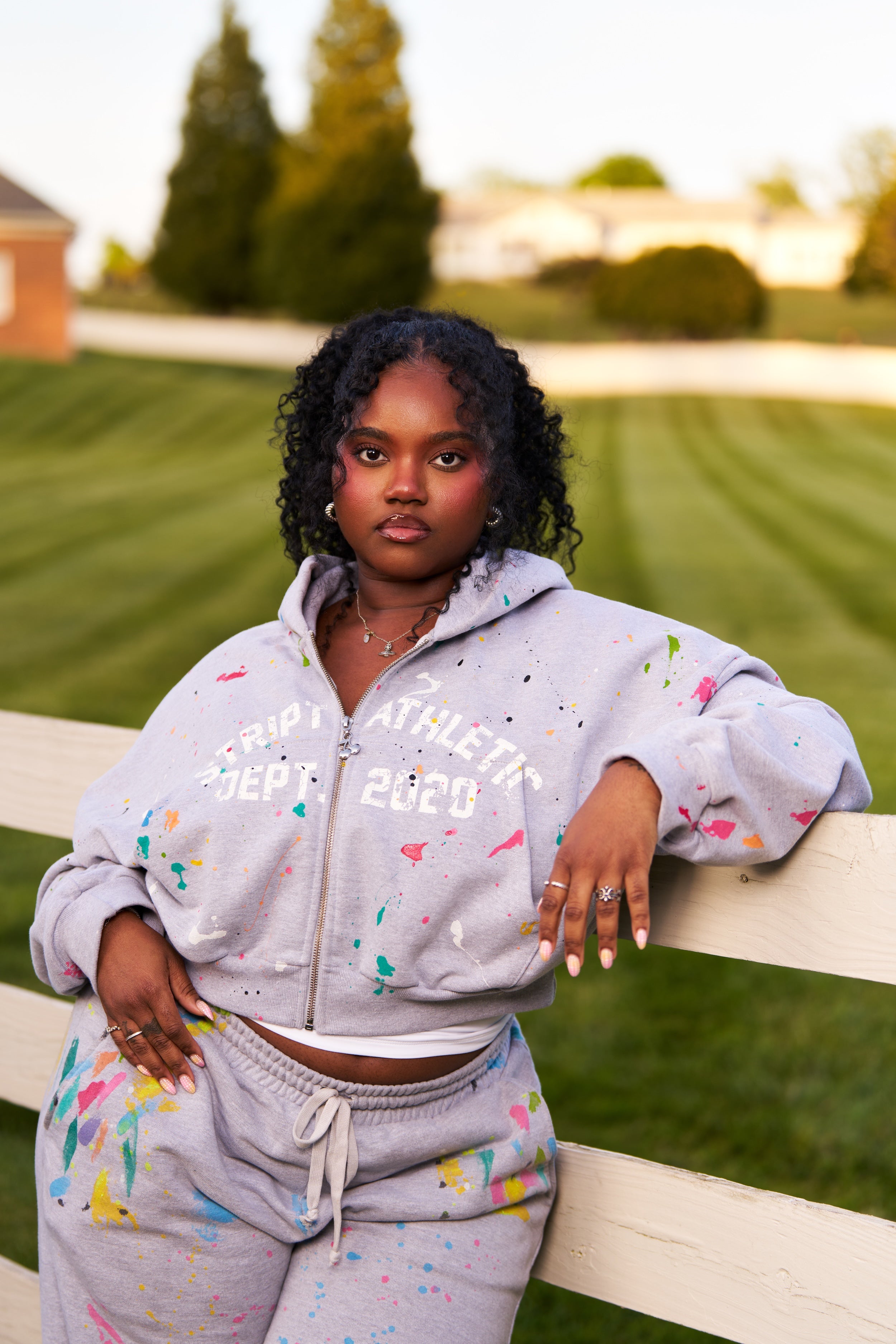 COZY CROP ZIP HOODIE
