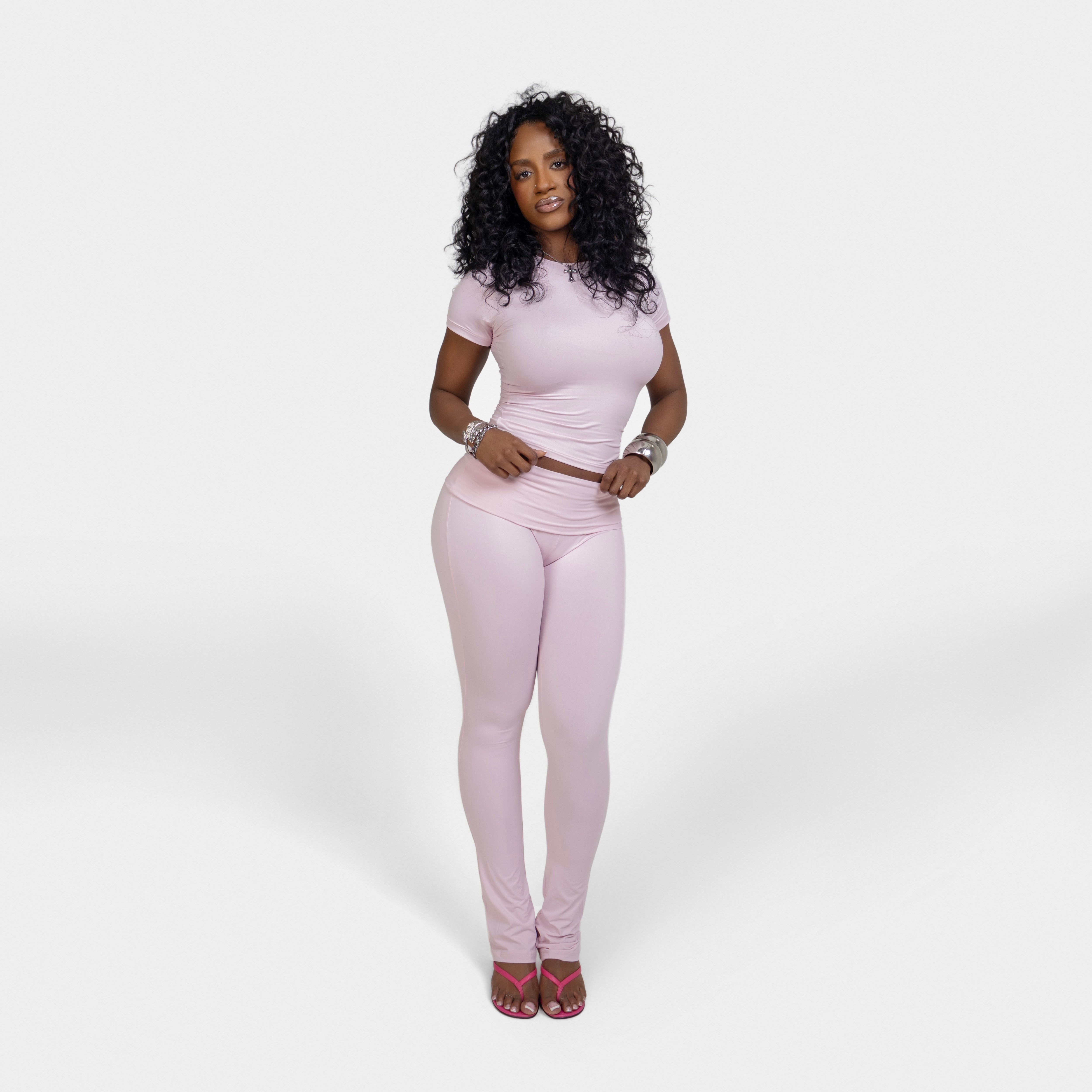foldover baby pink