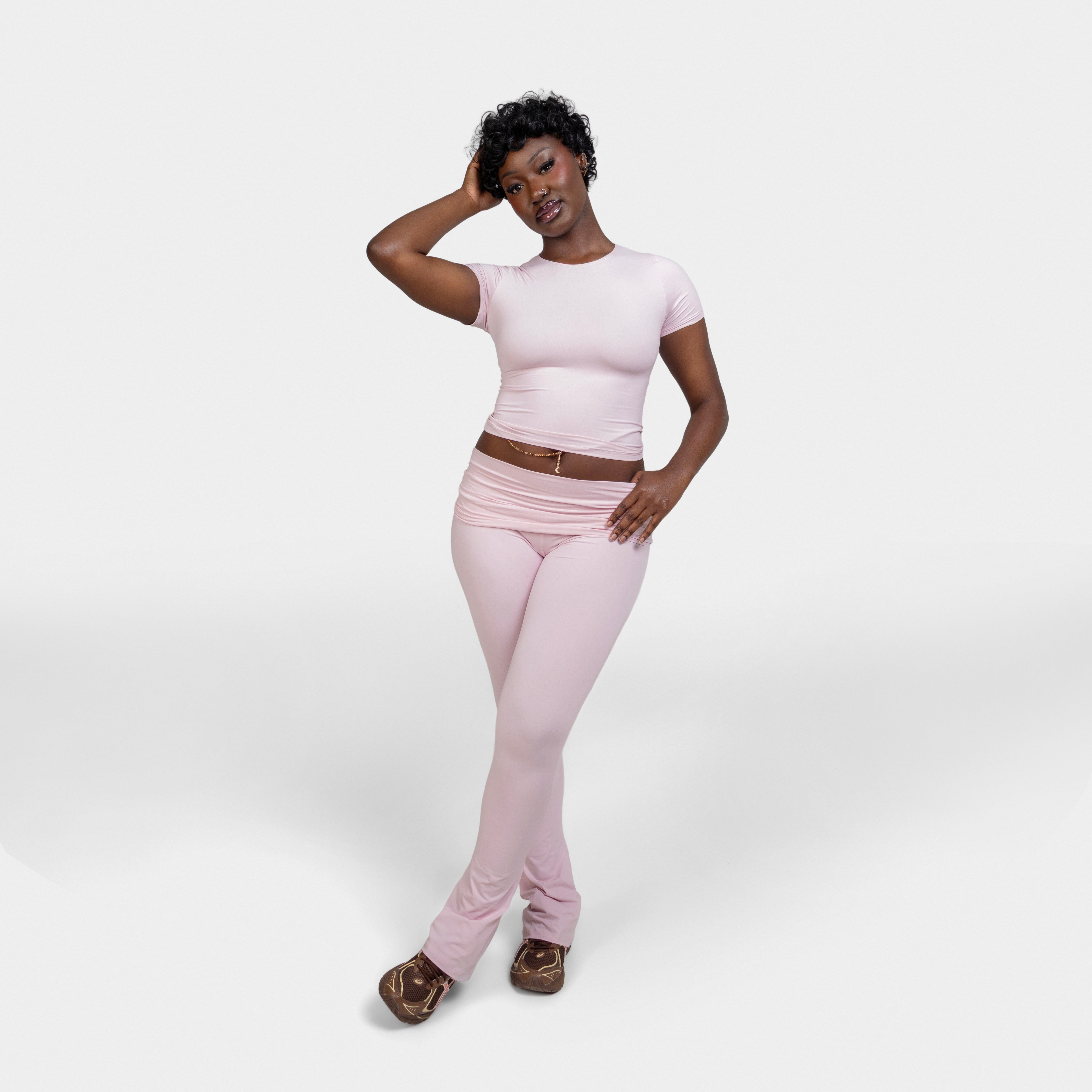 foldover baby pink