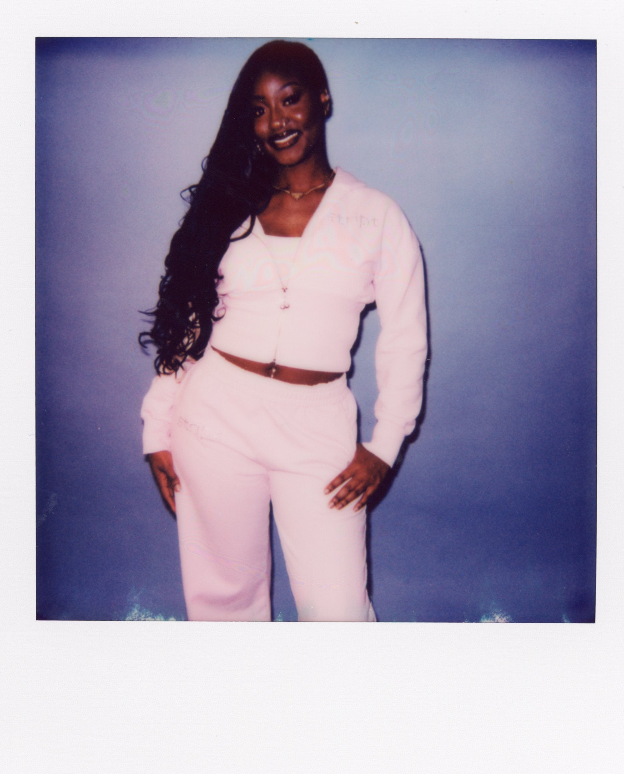 BABY PINK CORSET HOODIE