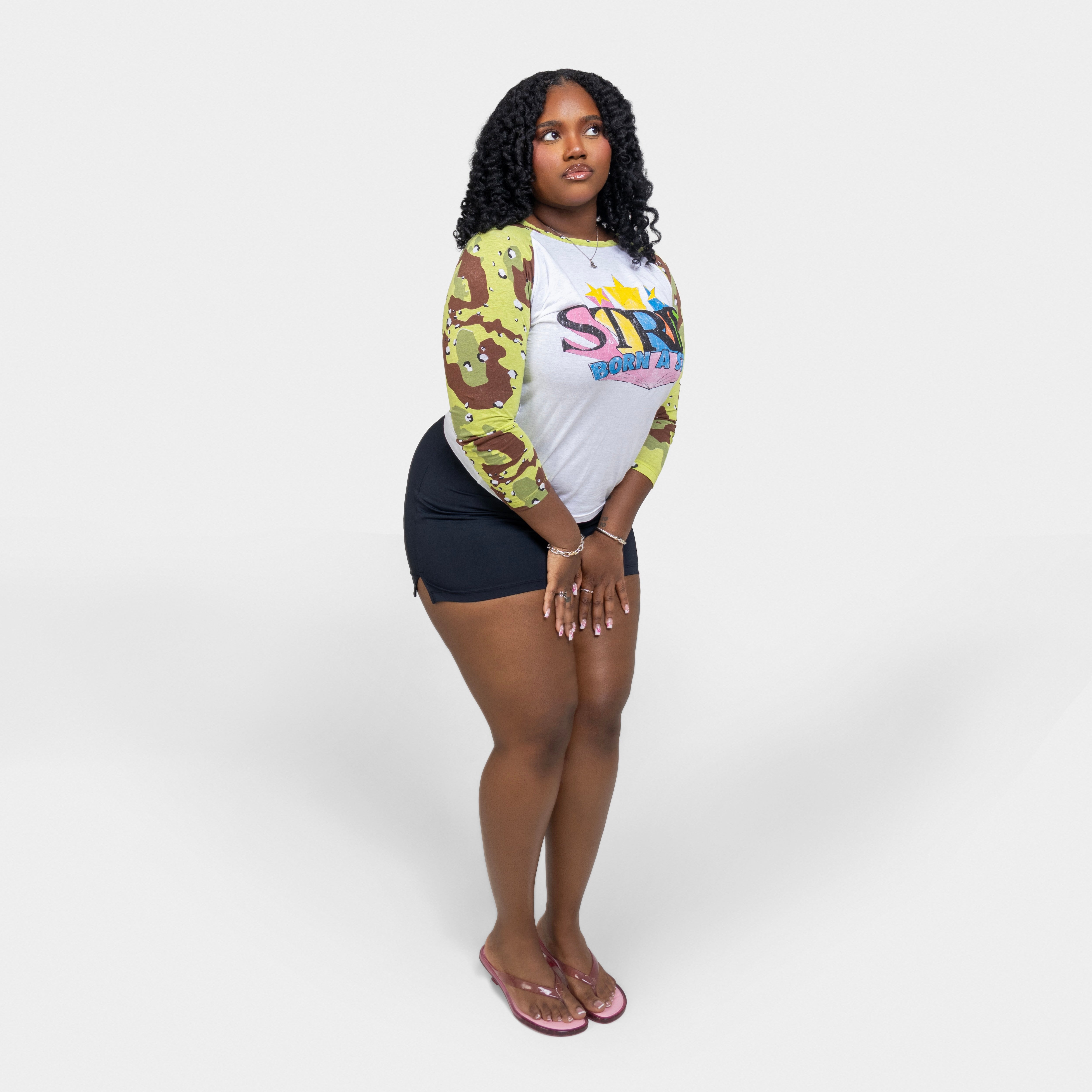 camo raglan