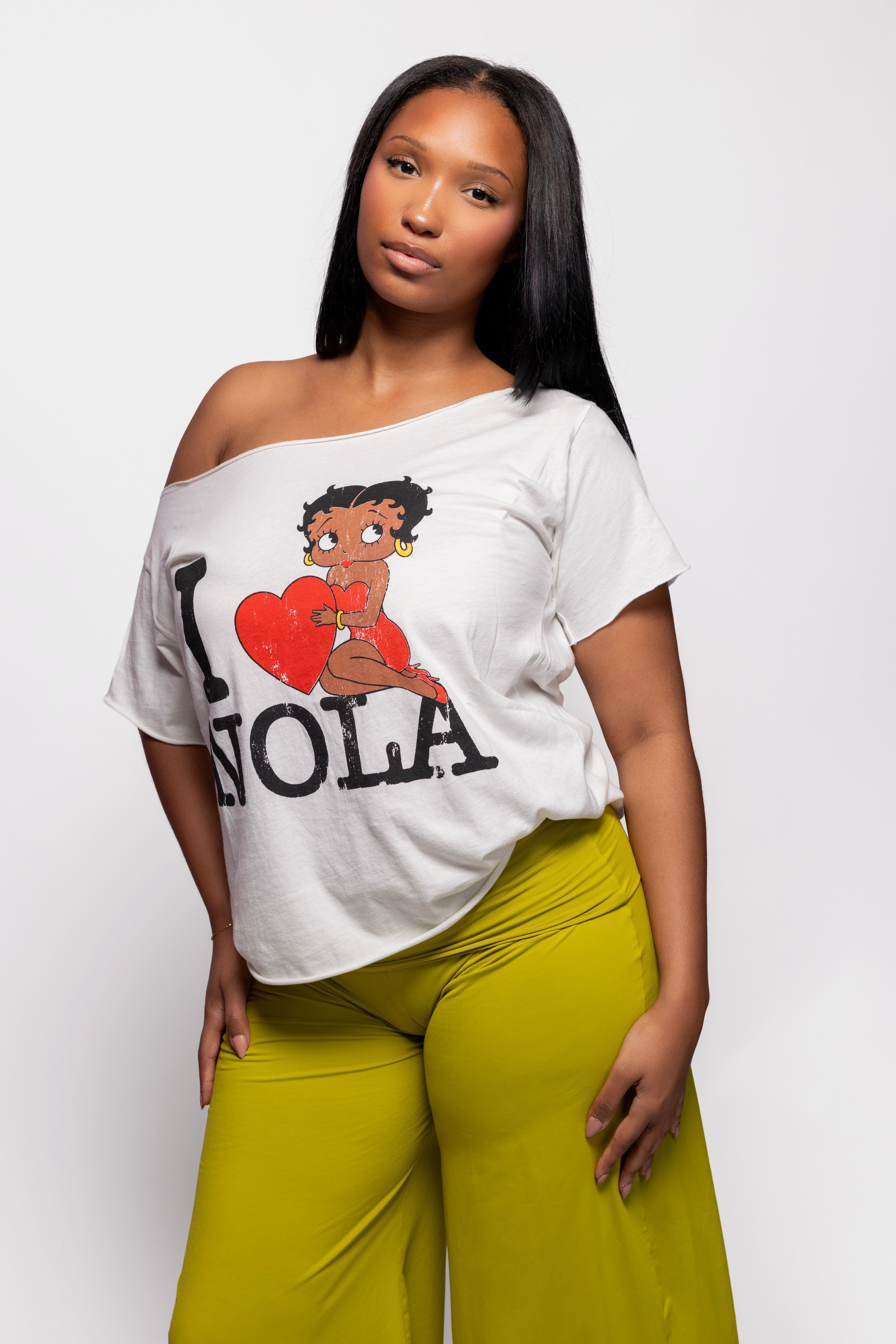 I <3 NOLA ONE SHOULDER TEE-thumbmail-2