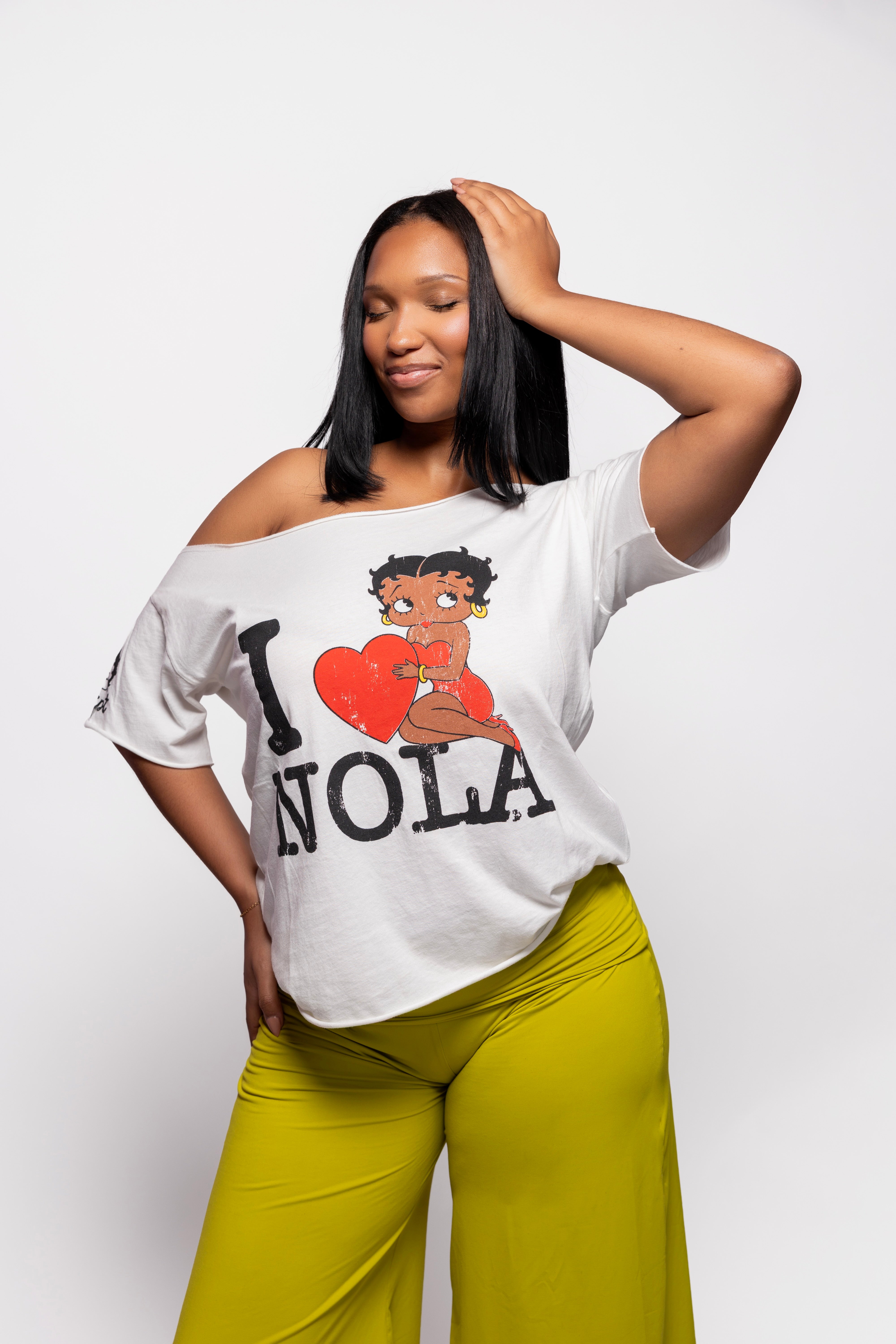 I <3 NOLA ONE SHOULDER TEE-thumbmail-1